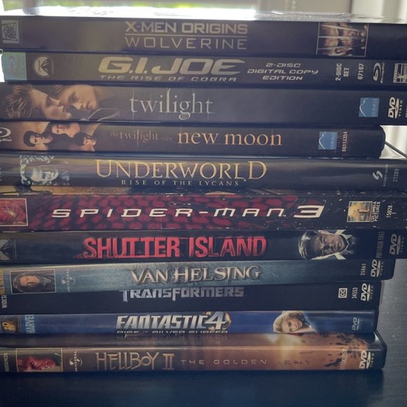 DVD/Blue Ray - Lot of 20 Like New ASSORTED DVD/Blue Ray Movies - Picture 4 of 4